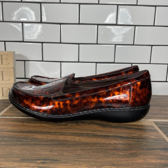 Clarks Ashland Jam Womens Size 11 Shoes Tortoiseshell Slip On Comfort Loafer - Picture 1 of 15
